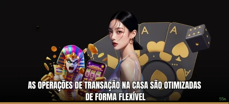 Imagem promocional do aplicativo mobile da 55m