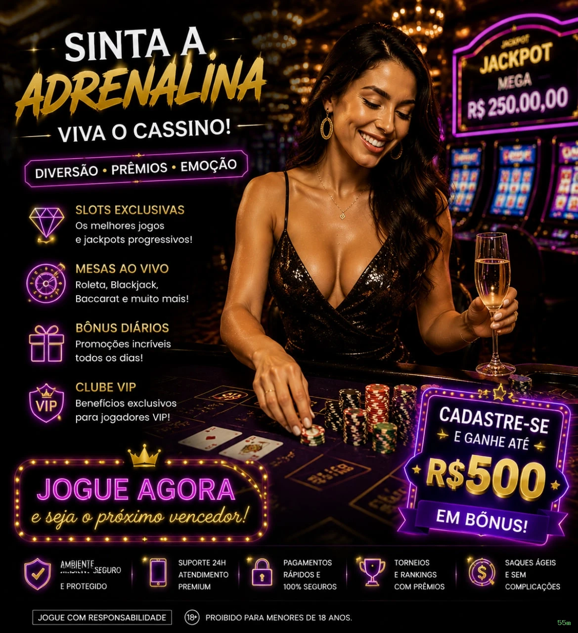 Guias de instalação da 55m