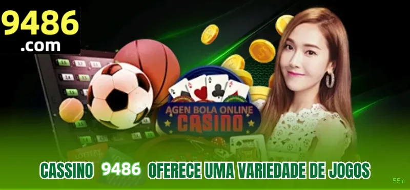 Imagem promocional dos jogos de lottery da 55m